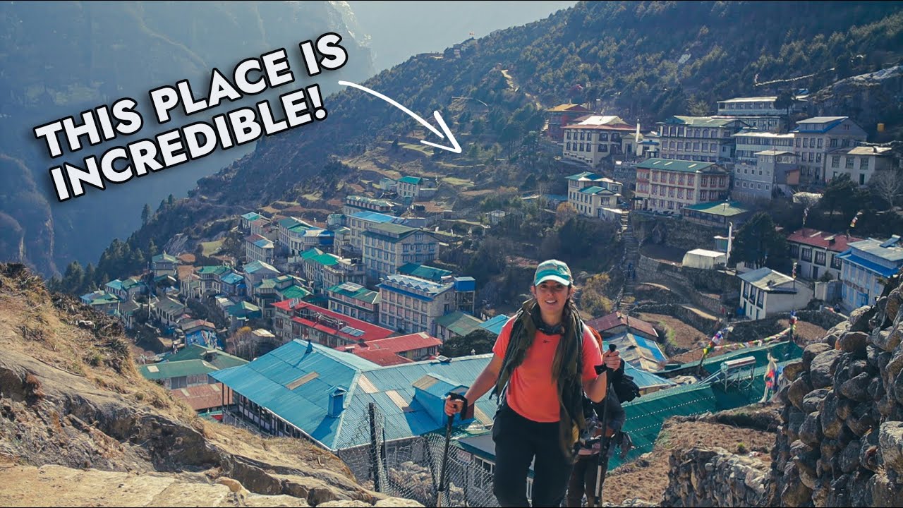 We Love Namche Bazaar!! // Day 2-3 EBC Three Passes Trek // View from Hotel Everest View