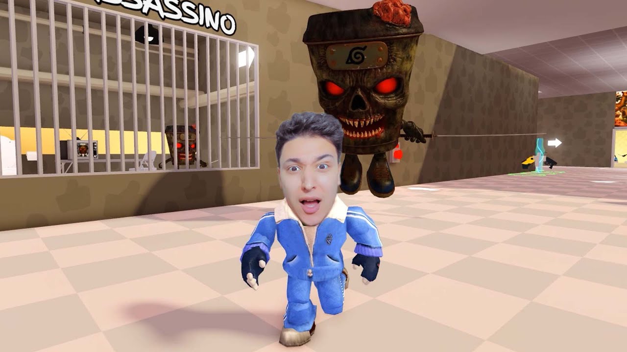 الهروب من سجن كابتشينو الشرير 😱 روبلوكس