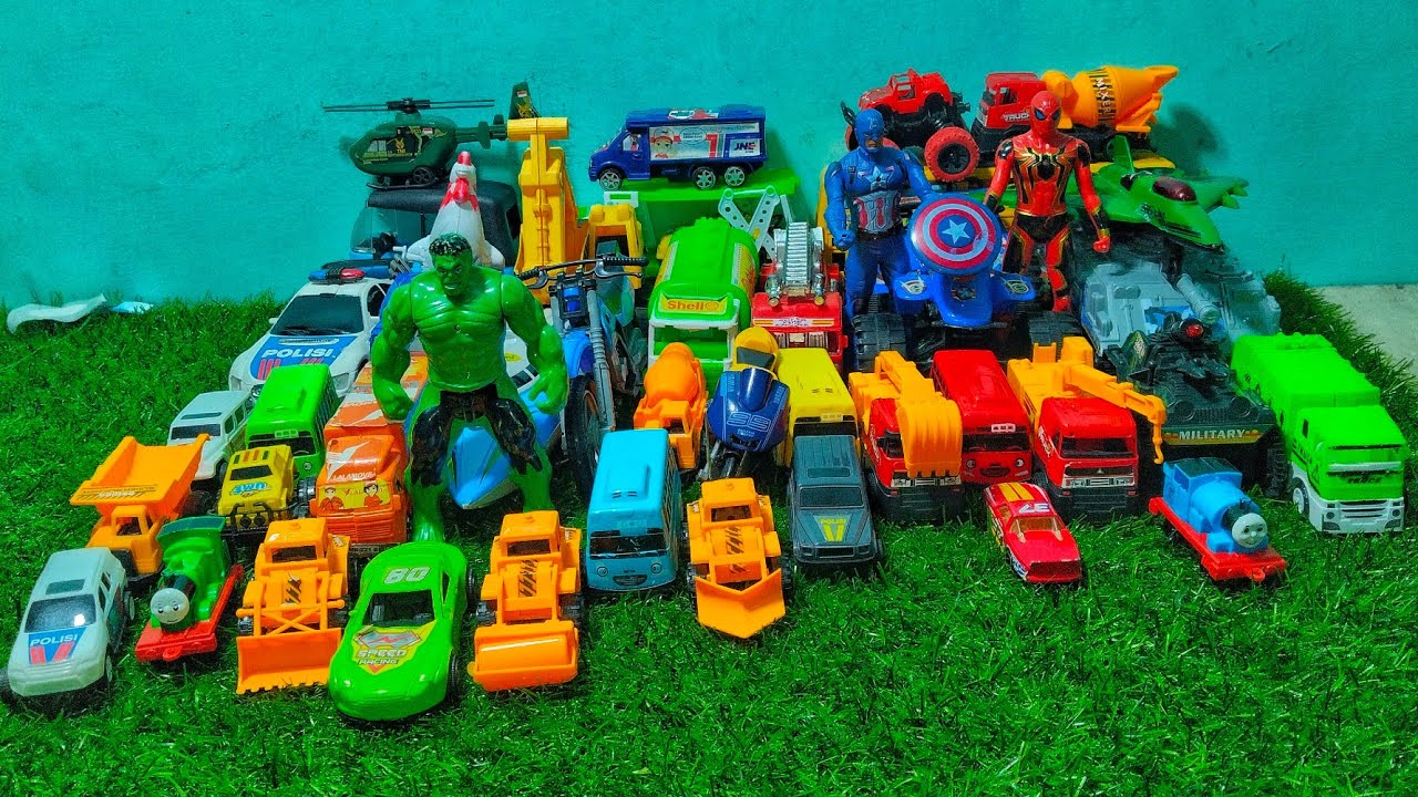 Mobil Mobilan Truk Oleng , Mobil Truk Molen, Mobil Balap, Truk Pasir, Excavator, Mobil Roket, Damkar