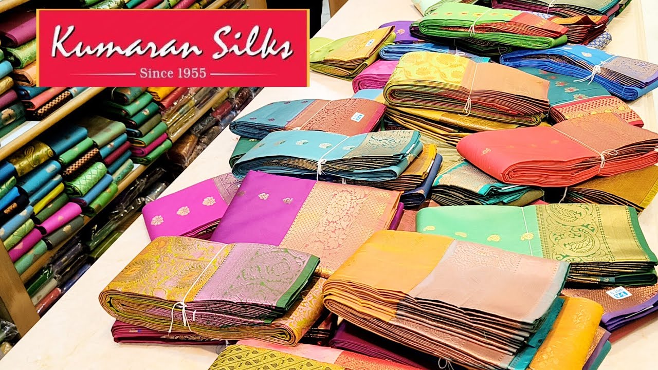 Kumaran Silks Pongal Silk Saree Organza Tissue Saree Collection 