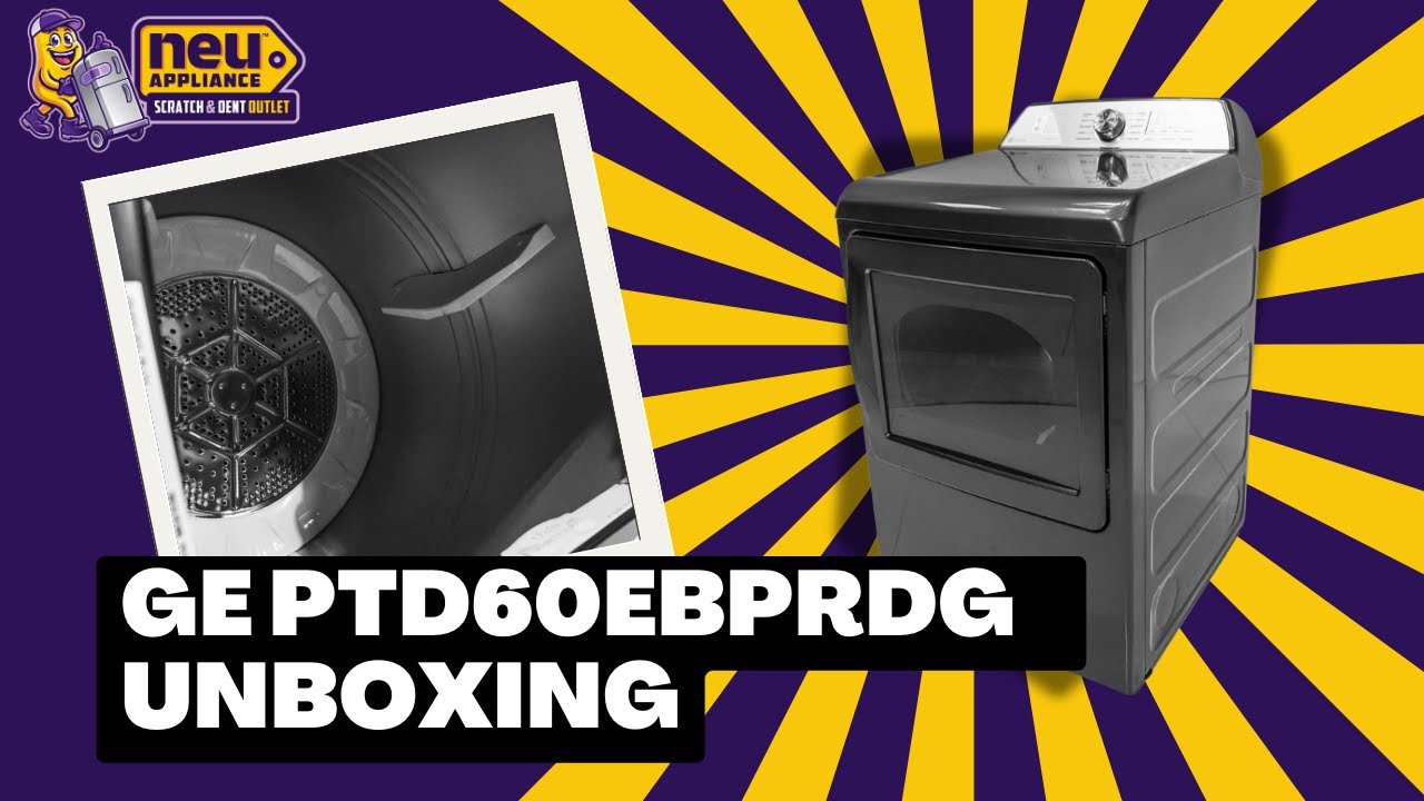 GE Profile PTD60EBPRDG Smart Electric Dryer Unboxing | The Diamond Gray Match!
