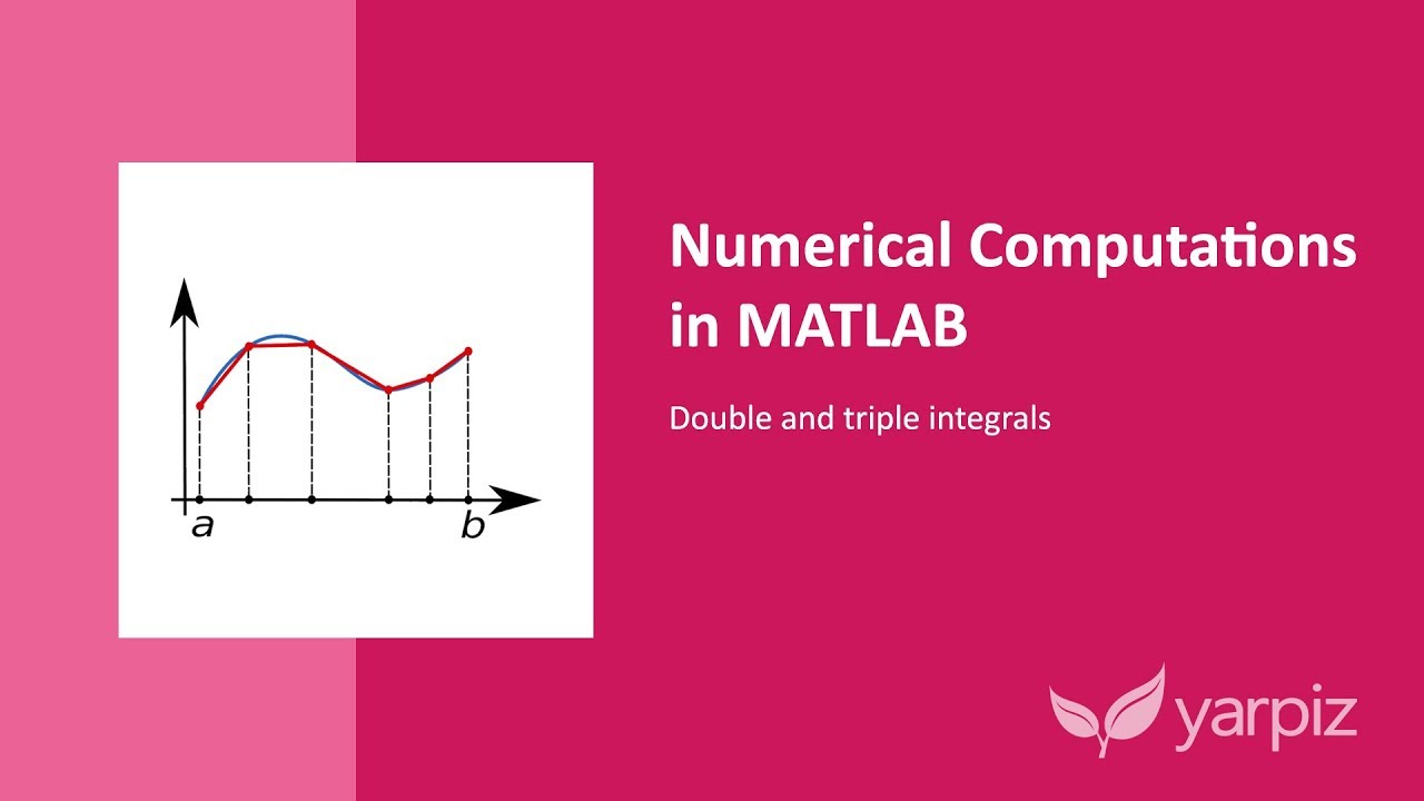 Double and triple integrals in MATLAB