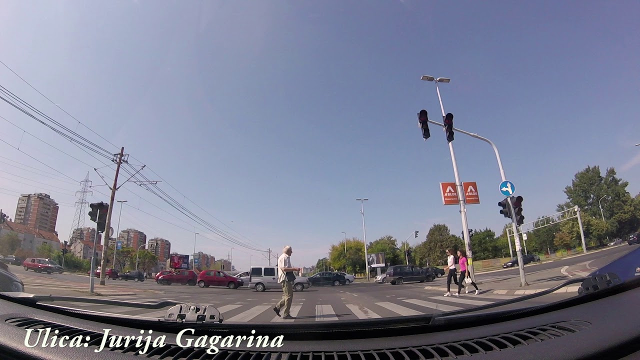 Ulica Jurija Gagarina Beograd - Jurija Gagarina street, Belgrade