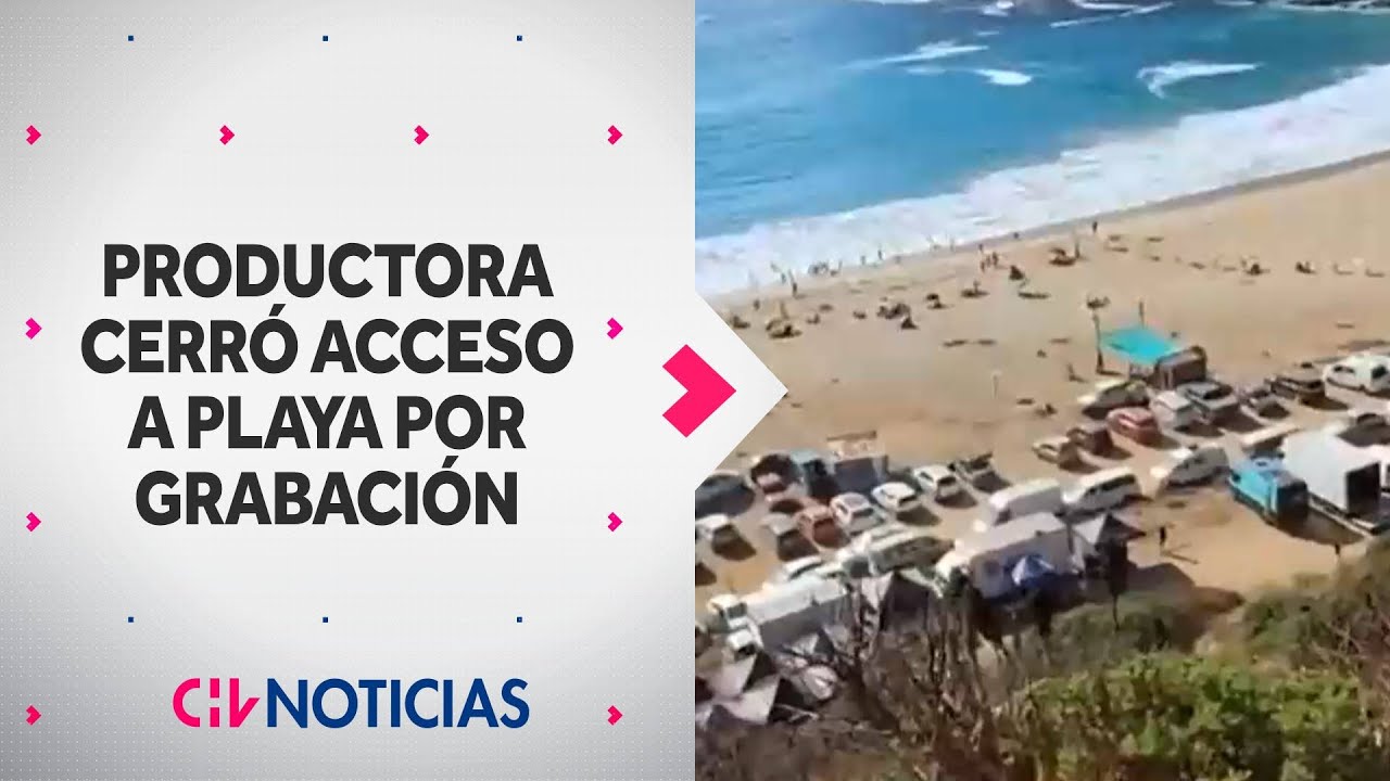 IMPIDEN LIBRE ACCESO: Productora habría cerrado playa de alto valor turístico para una grabación