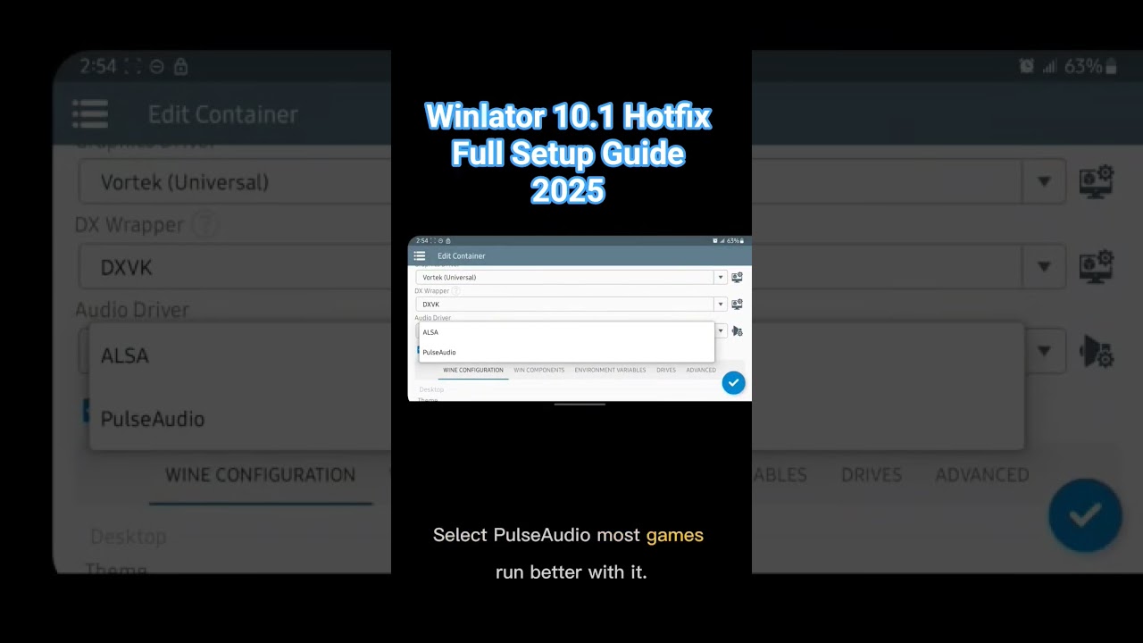 Winlator 10.1 Hotfix Full Setup Guide