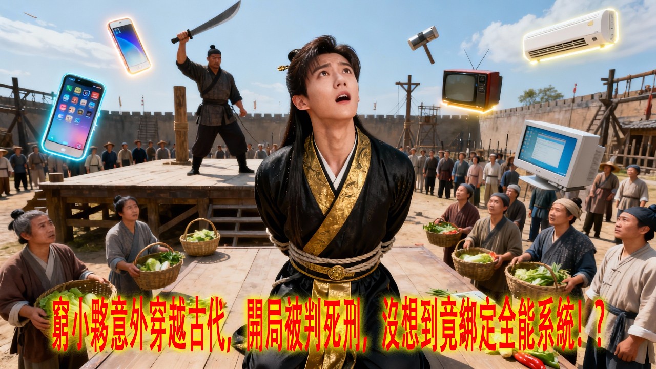 窮小夥意外穿越古代，開局被判死刑，沒想到竟綁定全能系統！？