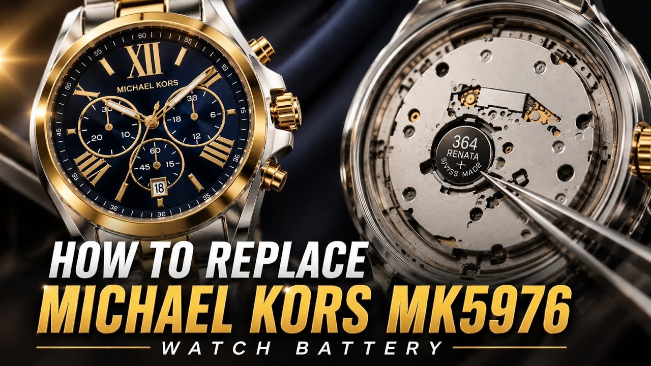 Michael Kors watch battery replacement | Michael Kors MK5976