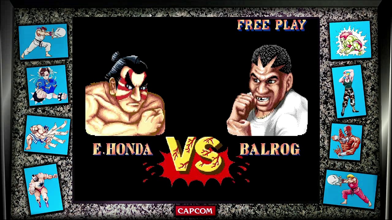 Street Fighter II: The World Warrior (PlayStation 4) Arcade as E. Honda