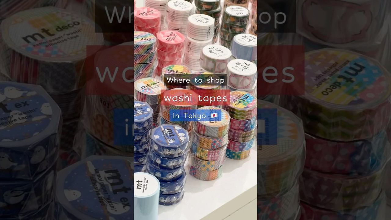 Washi Tape Heaven in Tokyo 🇯🇵