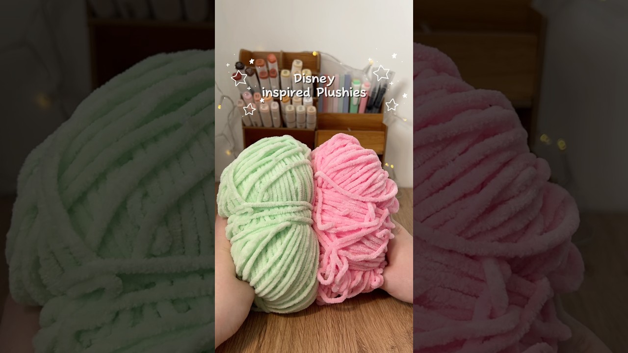 Disney inspired crochet plushies #amigurumi #smallbusiness #crochet