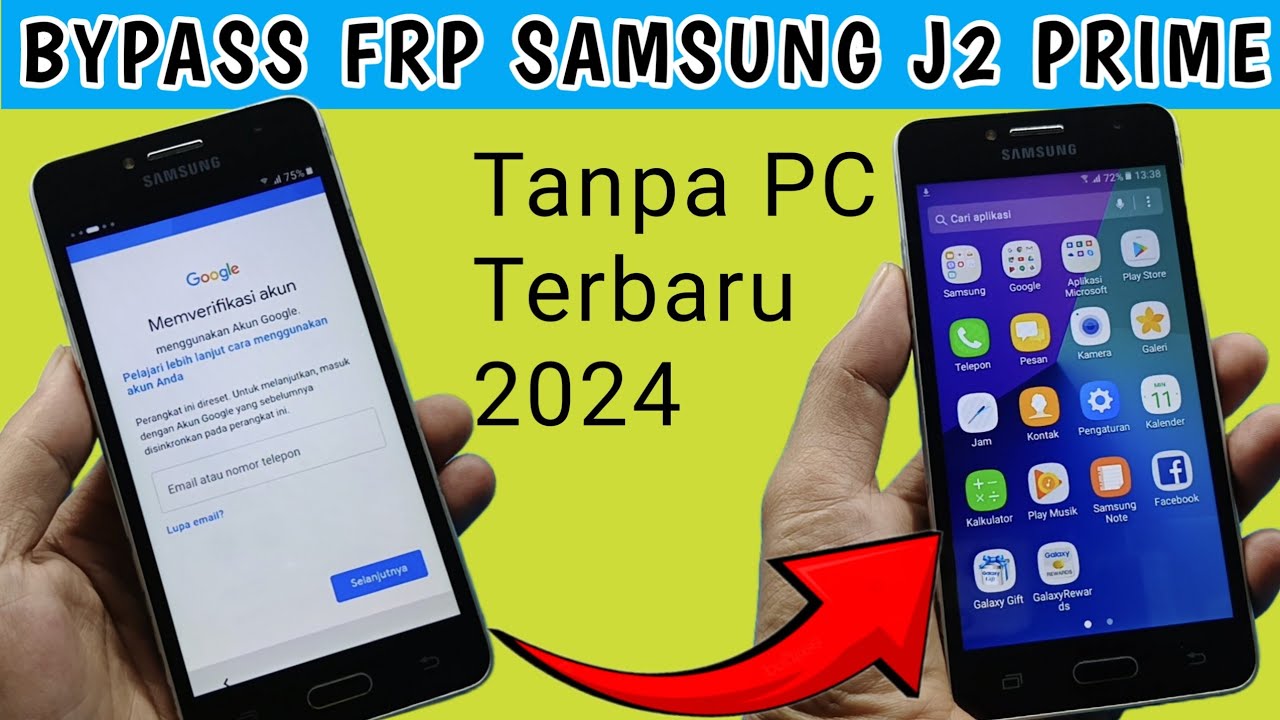 Samsung J2 Prime frp bypass//cara bypass akun google samsung j2 prime tanpa pc