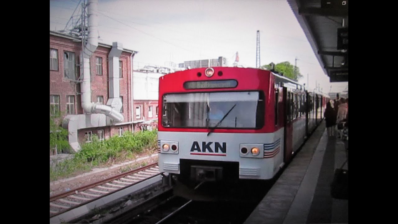 AKN-Fahrt Hamburg in Echtzeit, A1 (Typ VTA)