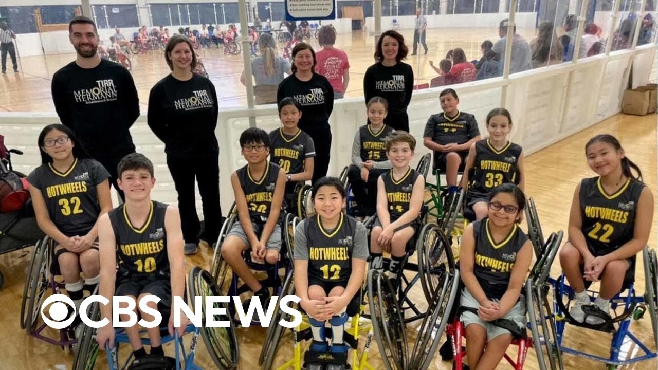 11-year-old in wheelchair fulfills dream of playing basketball