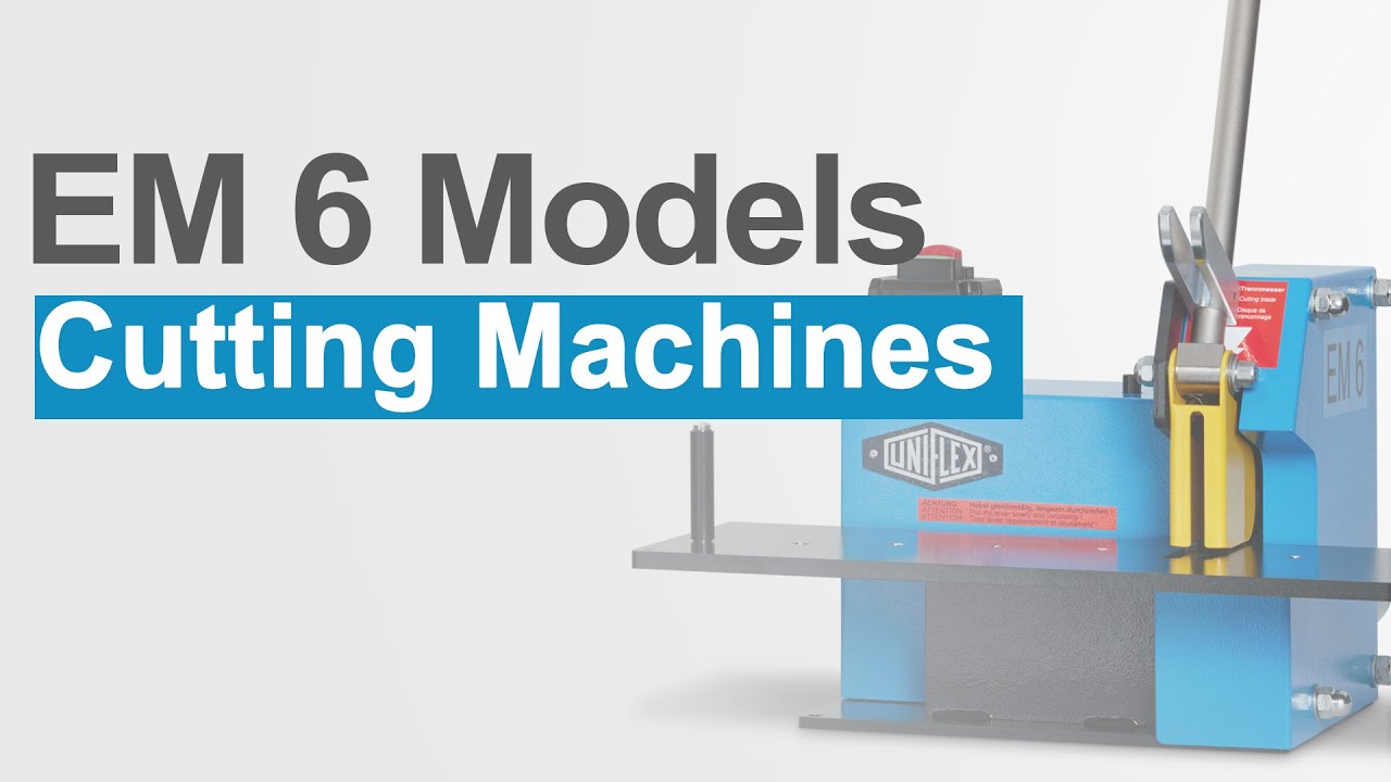 EM 6 – UNIFLEX hose cutting machine series for production and the workshop