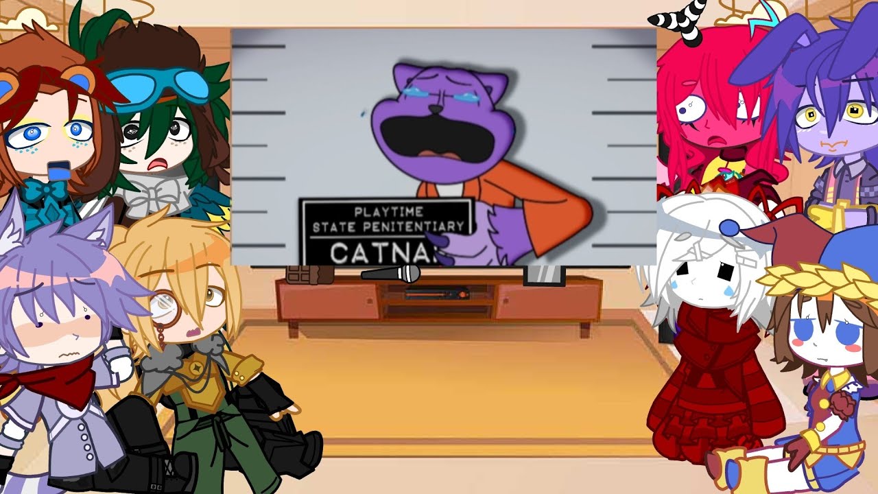 The Amazing Digital Circus & Indigo Park React To Catnap Goes To Jail? II Naomi 🐰