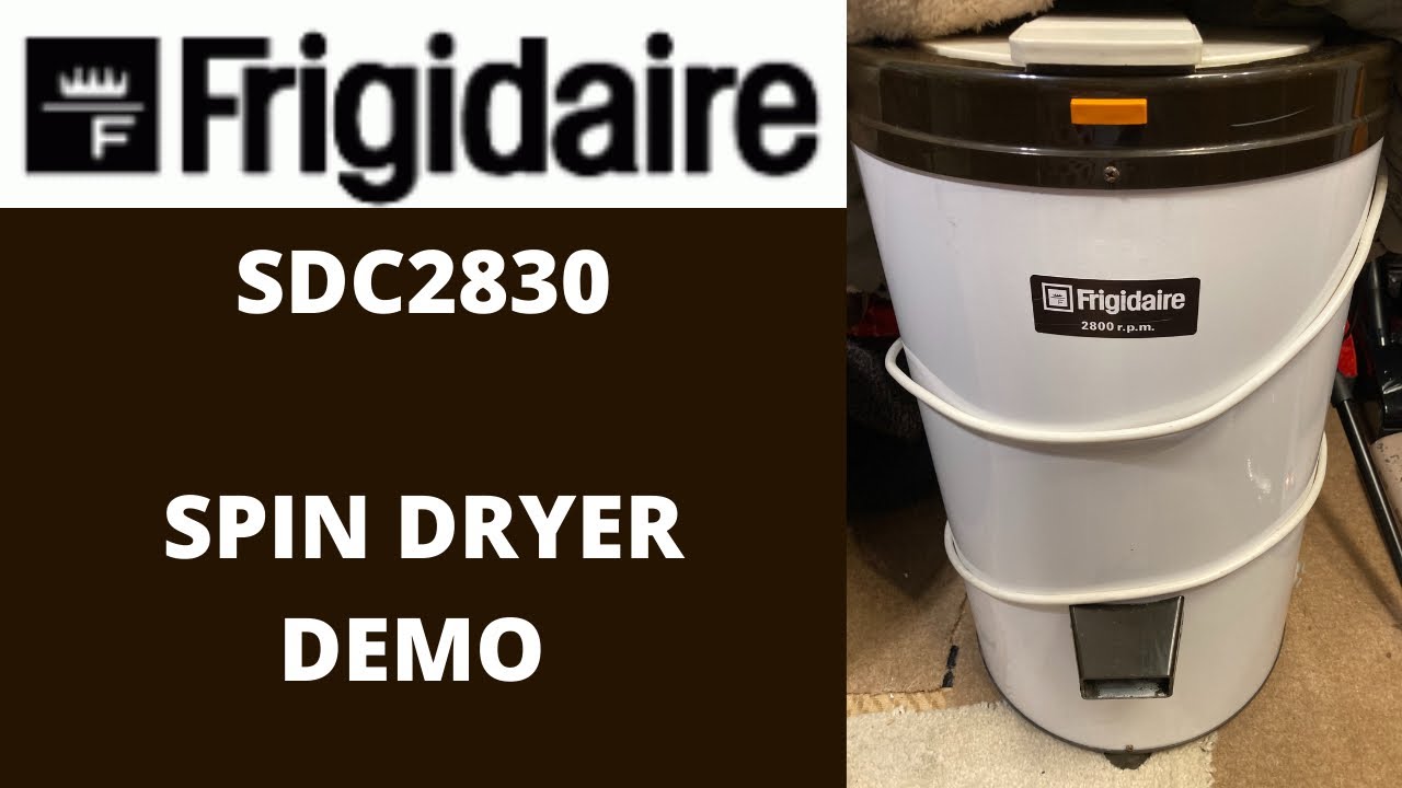 Frigidaire SDC2830 2.5KG 2800 RPM Spin Dryer Demo