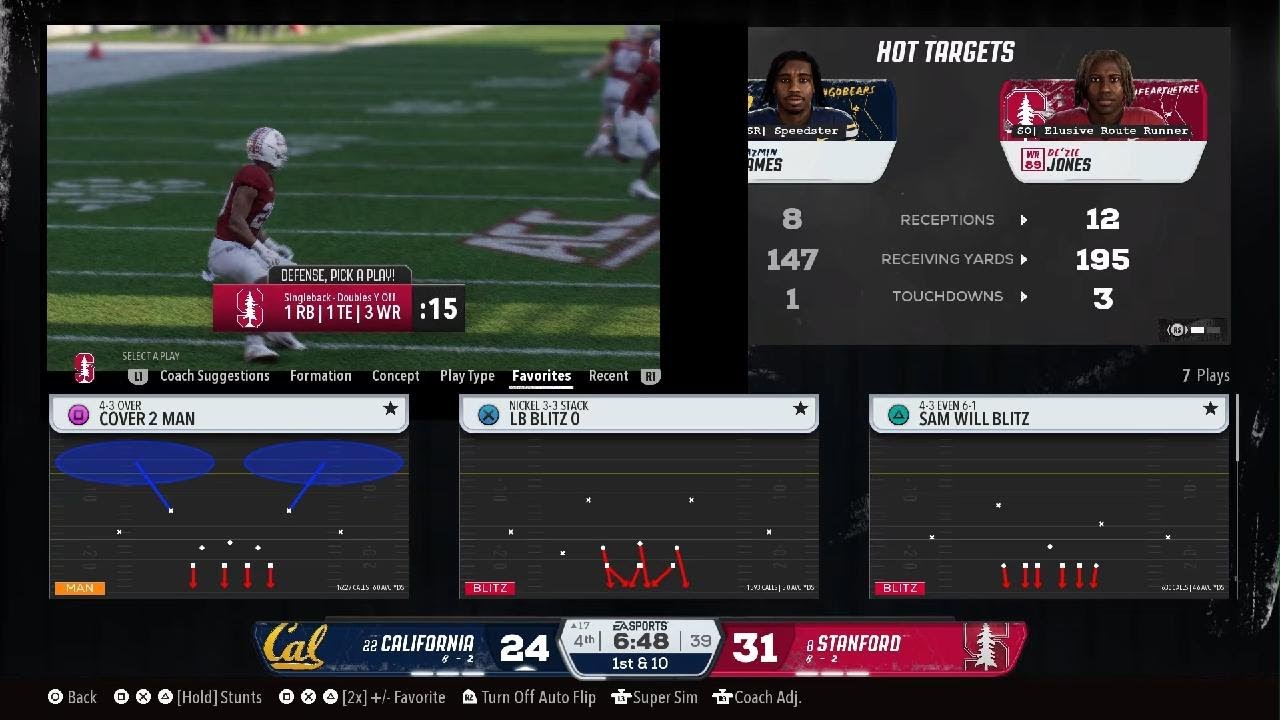 EA SPORTS College Football 26_Stanford v Cal