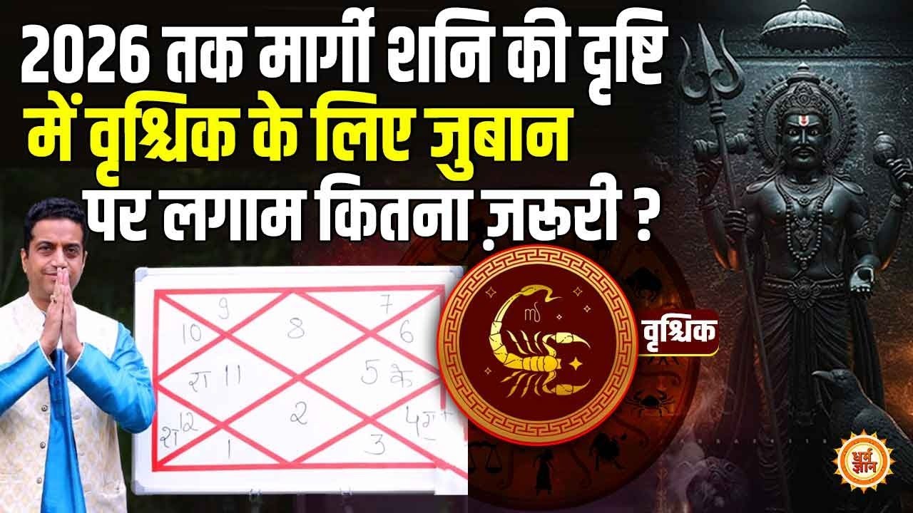 Shani Margi 2026 | Scorpio | 8 महीनों तक शनि मार्गी होकर क्या-क्या देते रहेंगे ?  Dr. Mayank Sharma