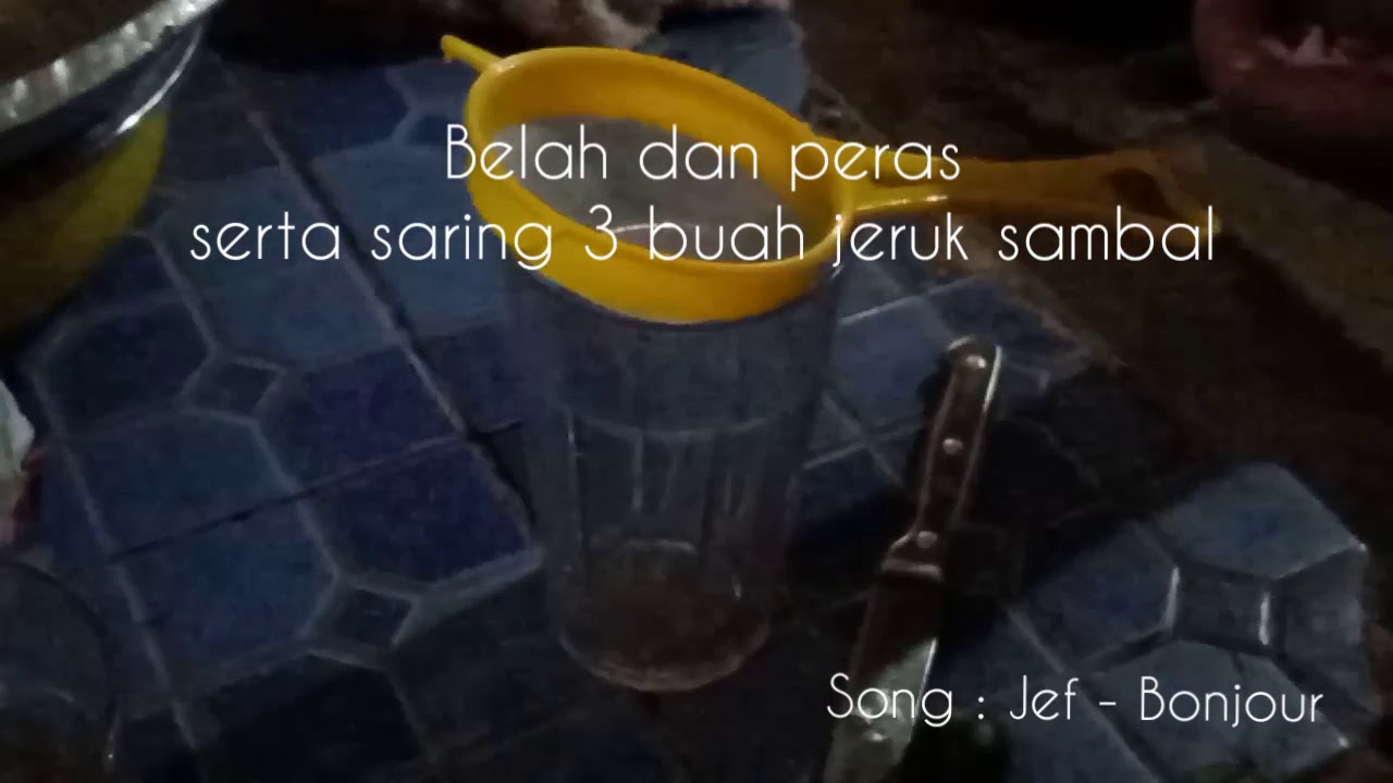 Cara Membuat Es Jeruk Segar