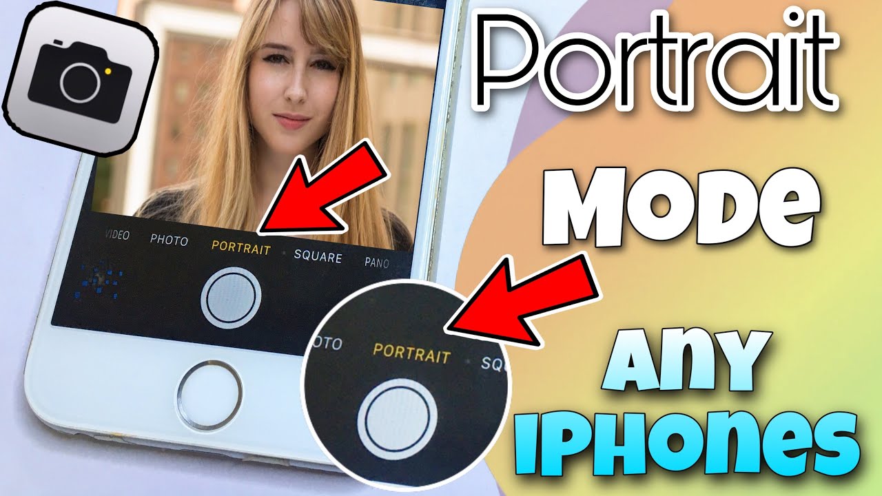Как включить портретный режим на iPhone 5s, 6, 6s, 7, 8, SE || Включите портретный режим на любом...
