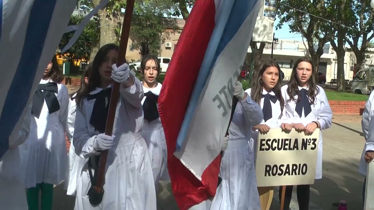 Comité Patriótico de Rosario realizó Acto al Cumplirse 199 años del Desembarco de los 33 Orientales