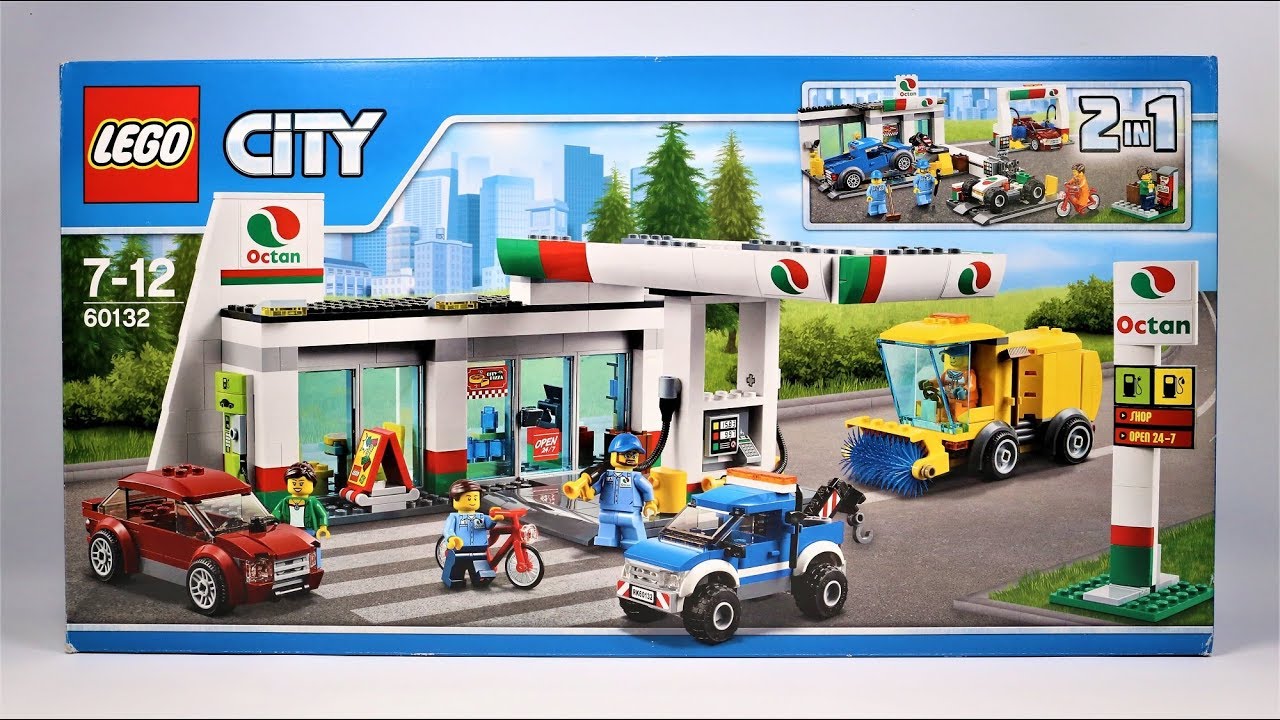 Lego City 60132 Service Station Speed Build