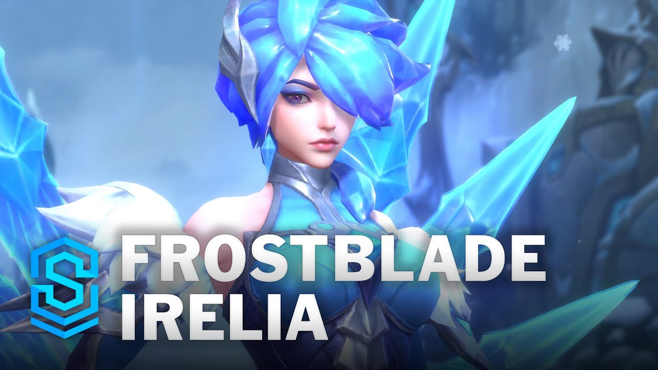 Frostblade Irelia Wild Rift Skin Spotlight