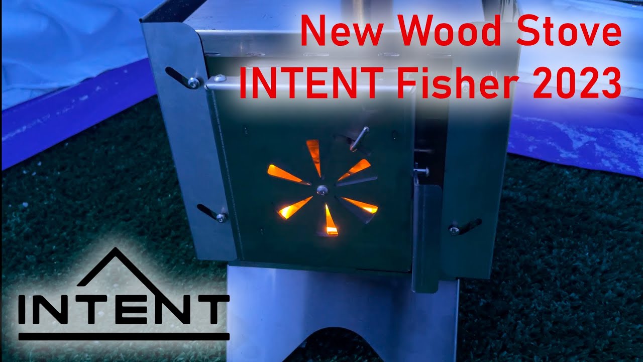 New Wood-Burning Stove INTENT Fisher 2023 for Tents