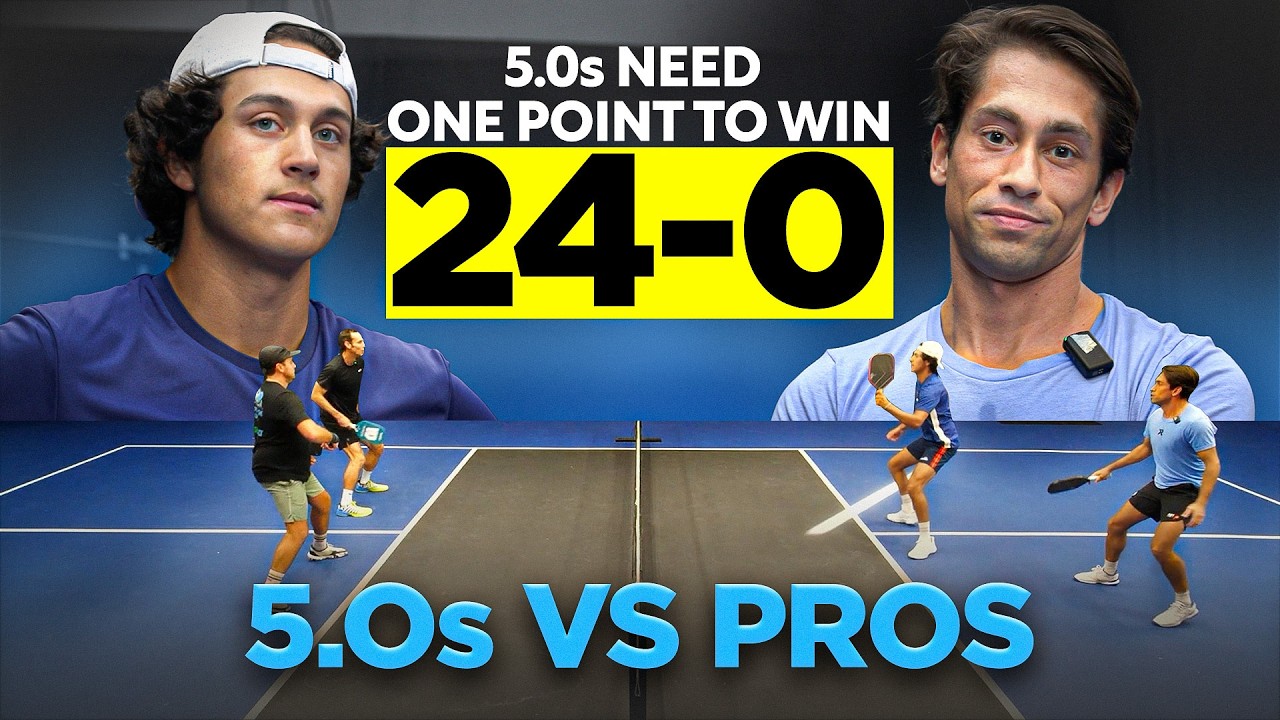 Can the 5.0s Score Just ONE POINT to Beat the Pros? - Pros vs 5.0s