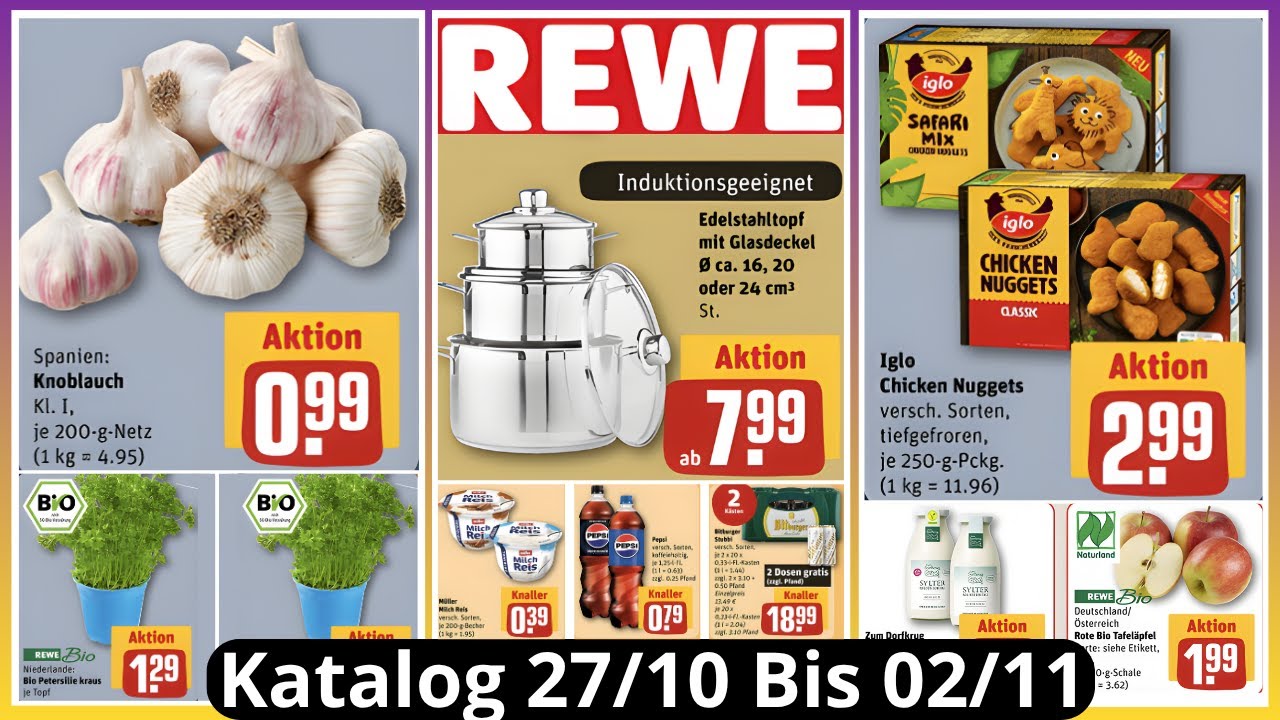 REWE Deutschland | Neuer Prospekt vom 27/10/25 bis 02/11/2025 | Angebote & Aktionen #rewe #prospekt