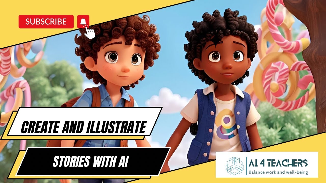 Create and Illustrate Stories with AI #ai4teachers #aiforteachers #canva