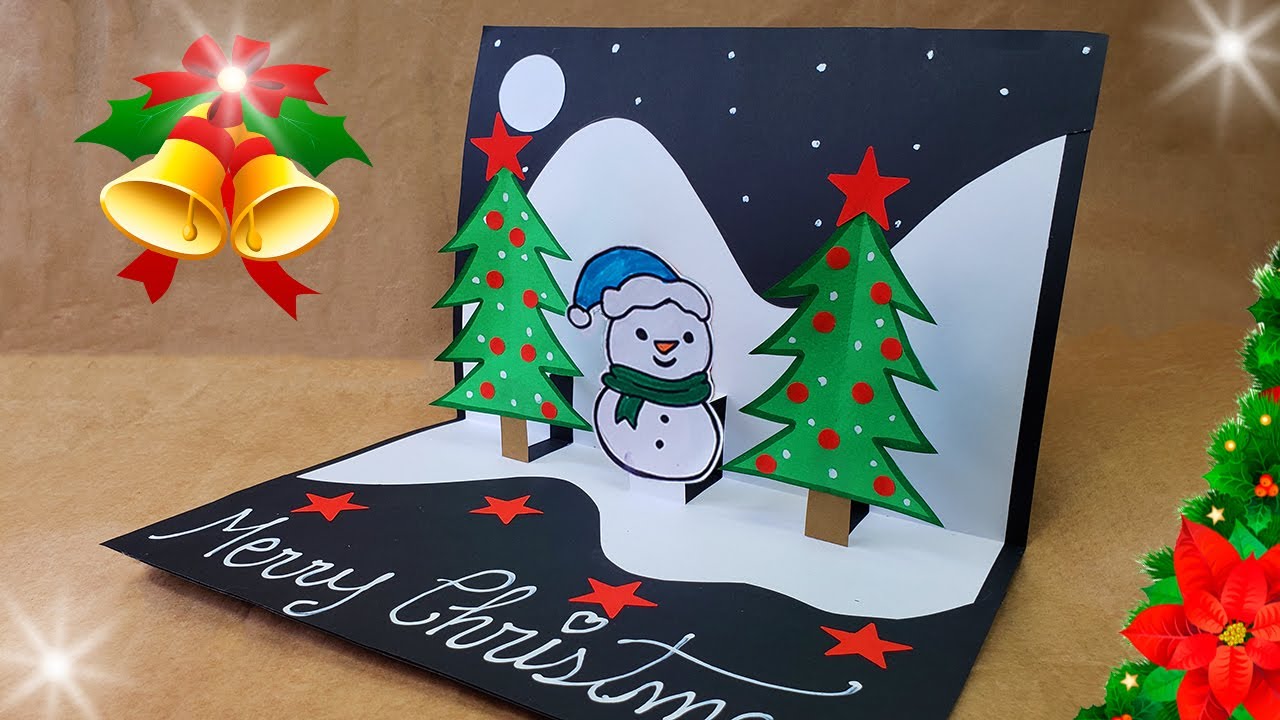 🎄 Cómo hacer una tarjeta de Navidad 🎄 Ideas de tarjetas Navidadeñas | Handmade Card For Christmas