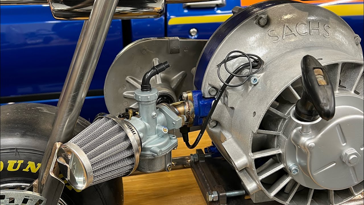 Making a Stainless Steel intake for my Sachs KM48 Rotary Minibike