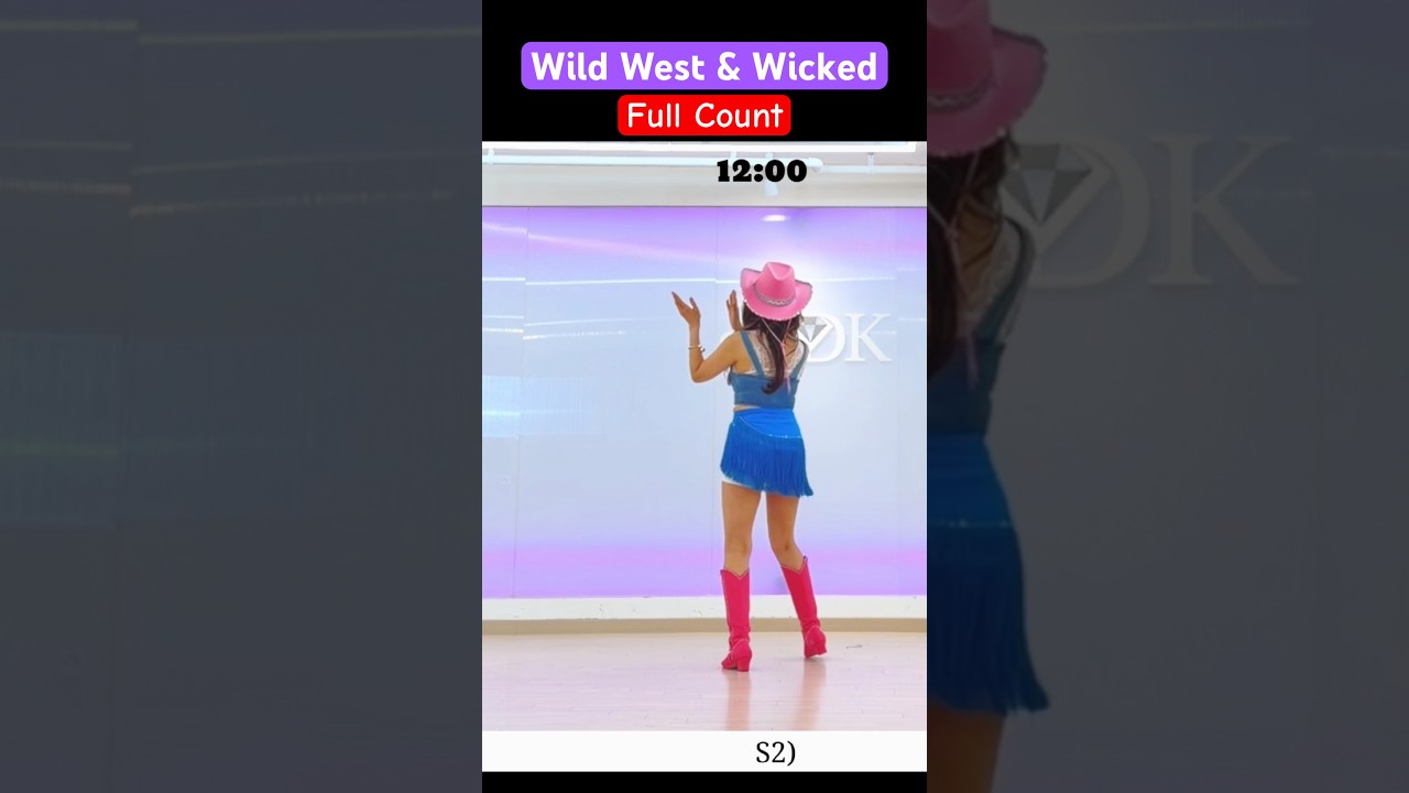 헷갈리는 작품 카운트 한방 정리! #쥬얼라인댄스코리아 #김기주라인댄스 #JLDK #wildwest&wicked
