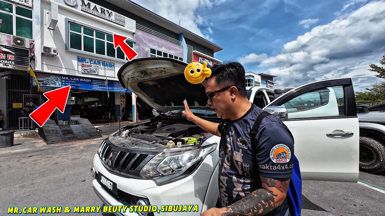 HANTAR KERETA KEPADA MR.CAR WASH SIBUJAYA SERVICE TIP TOP // MARRY BEAUTY STUDIO SALON KECANTIKAN //