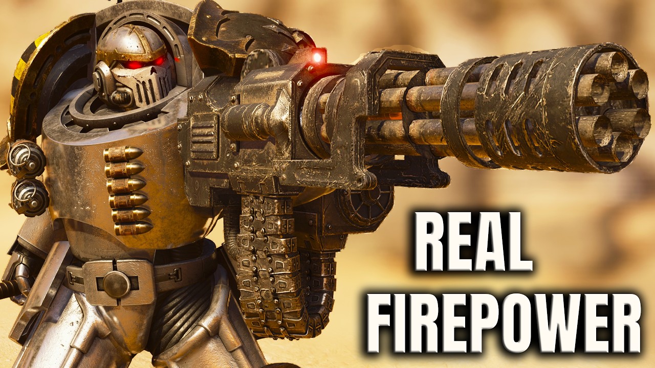 TERMINATOR GATLING CANNON OBLITERATES TYRANIDS! | Warhammer 40k: Space Marine 2 (4K, Mods)