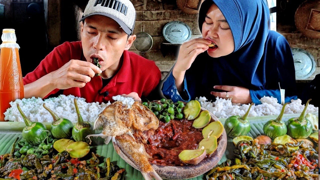 Bikin Gak Bisa Berhenti Makan, Tumis GENJER Terasi Pedas, Jengkol Mentah, Asin Koro, Terong, Leunca