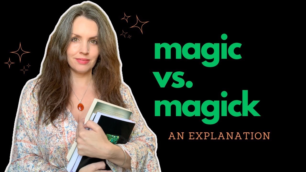 Magic Vs. Magick - An Explanation | Witchcraft for Beginners | The Cemetery Witch