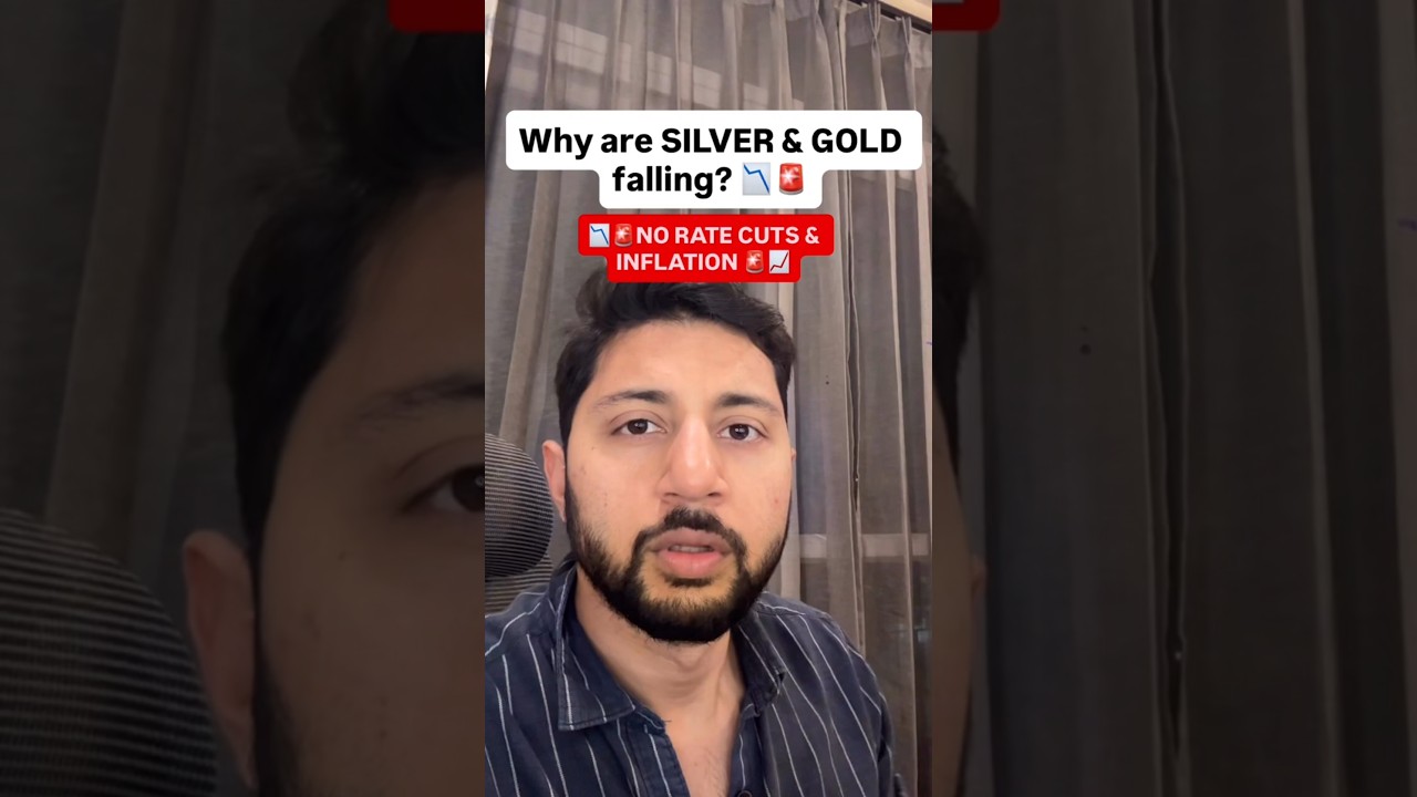 Why are Silver & Gold Falling? 📉🚨 | #shorts #silver #silverprice #usiran #usiranwar #gold