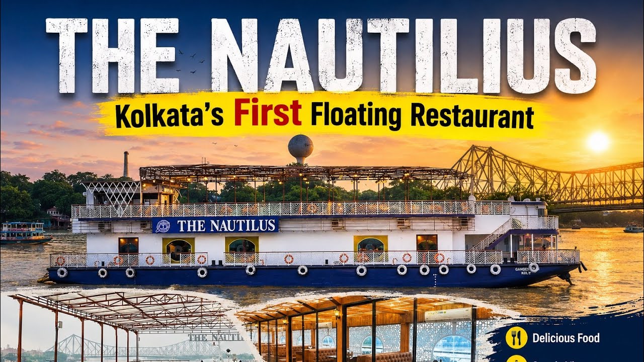 Floating Restaurant Kolkata 2026 l The Nautilus l Rooftop & Unique Restaurant @FoodZpah 