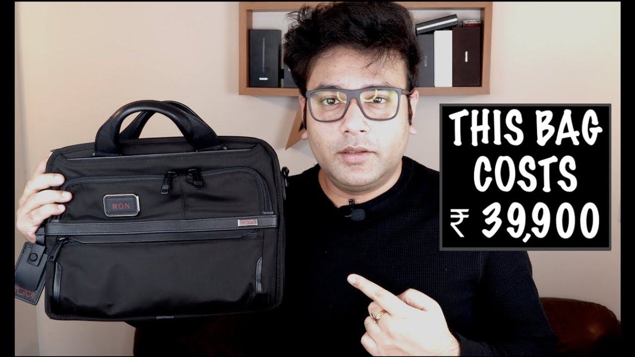Сумка для ноутбука Tumi Alpha 3 с небольшим экраном и возможностью расширения | Роскошная сумка —...