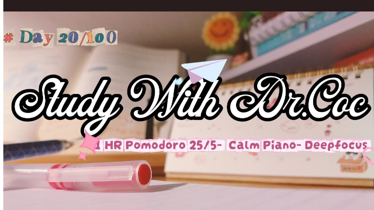 [🎯VŨ TRỤ ĐANG GIÚP BẠN] HỌC CÙNG MÌNH - 🎋STUDY WITH ME -🍅POMODORO 25/5- DEEPFOCUS 😊️