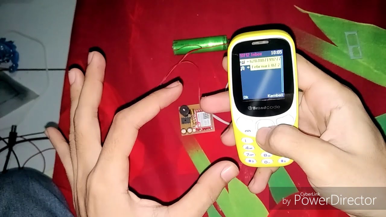 Alarm pintu SMS