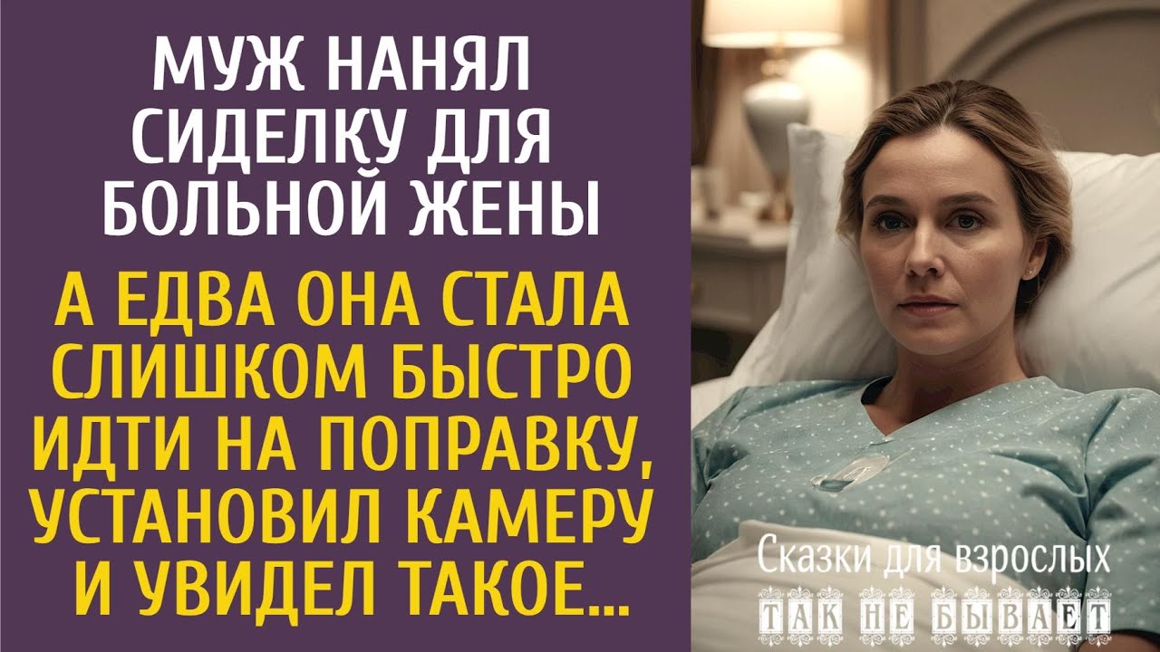 Муж нанял сиделку для больной жены… А едва она стала слишком быстро поправляться, установил камеру…