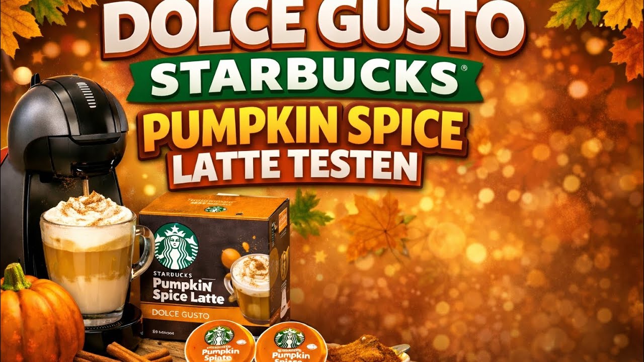 Dolce gusto Starbucks pumpkin spice latte testen