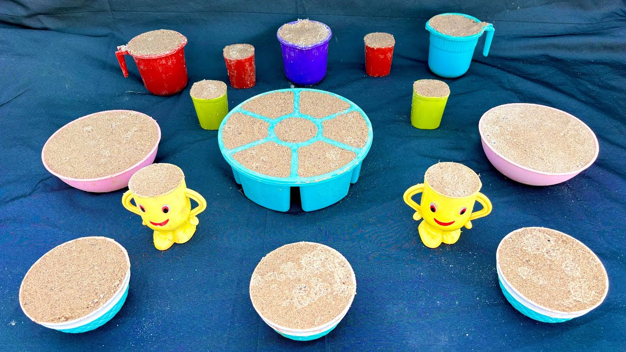 Satisfying ASMR Video | Diy Amazing Multiple Sand Cake with How To Make Kitchen Tools Sand Cake Clay