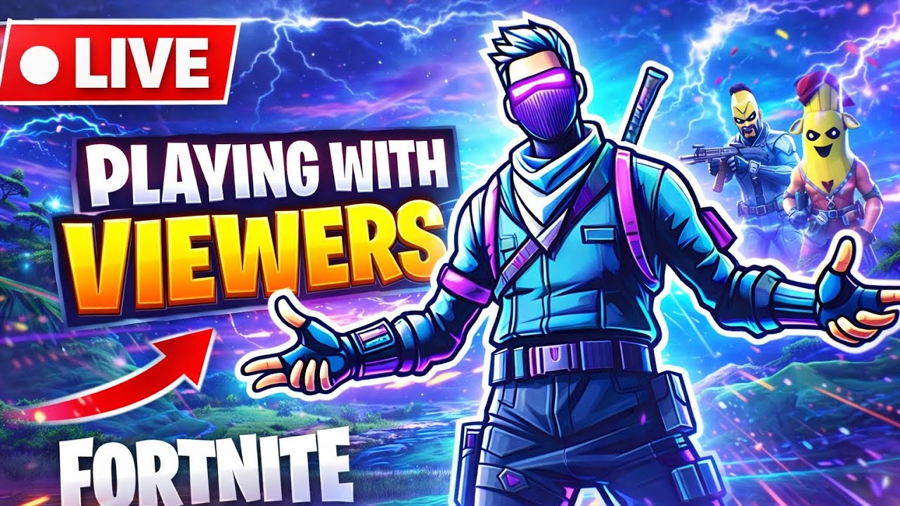 🎮🔥 LIVE FORTNITE WITH VIEWERS RIGHT NOW