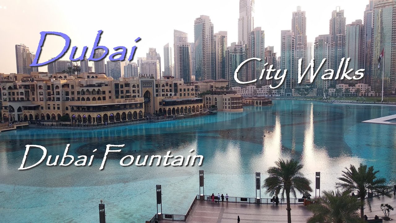 DUBAI, Dubai Mall, фонтаны