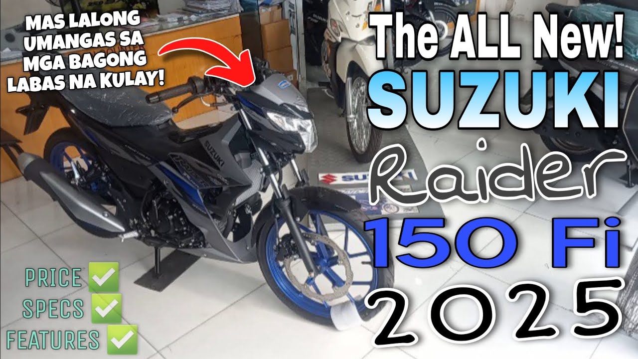 The ALL New Suzuki Raider R150 FI 2025 | Suzuki Motorcycle Review 2025