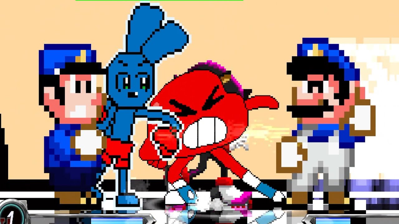 FUNNY MUGENS RIGGY THE MONKEY & SMG4 TEAM UP IN SURVIVAL MODE